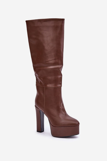Heel boots model 204662