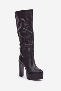 Heel boots model 204663