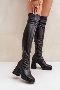 Heel boots model 204665
