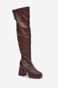 Heel boots model 204666
