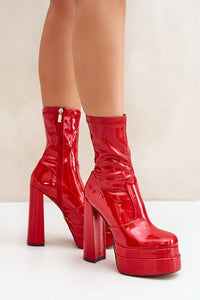 Heel boots model 204679