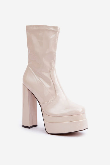 Heel boots model 204681