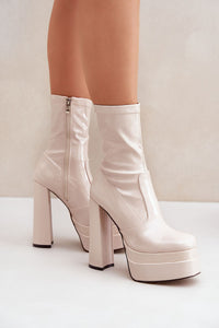 Heel boots model 204681