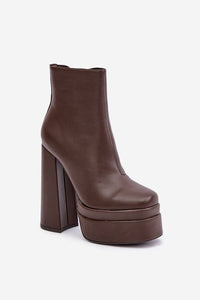 Heel boots model 204692
