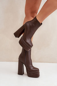 Heel boots model 204692