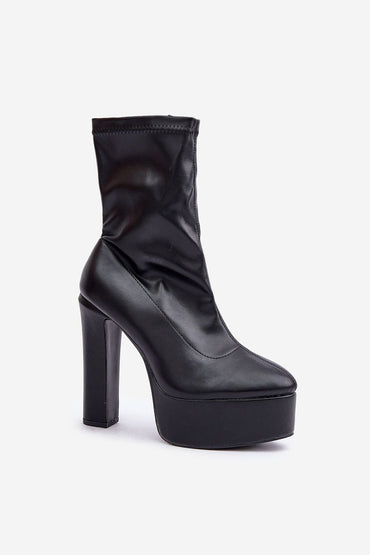 Heel boots model 204694