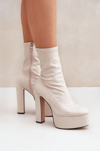 Heel boots model 204695