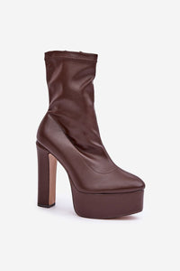 Heel boots model 204696