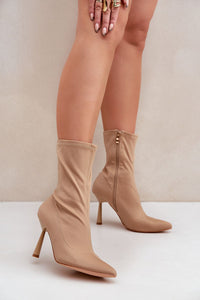 Heel boots model 204699