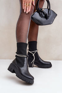 Heel boots model 204709
