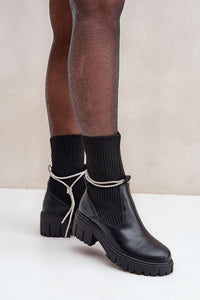 Heel boots model 204709