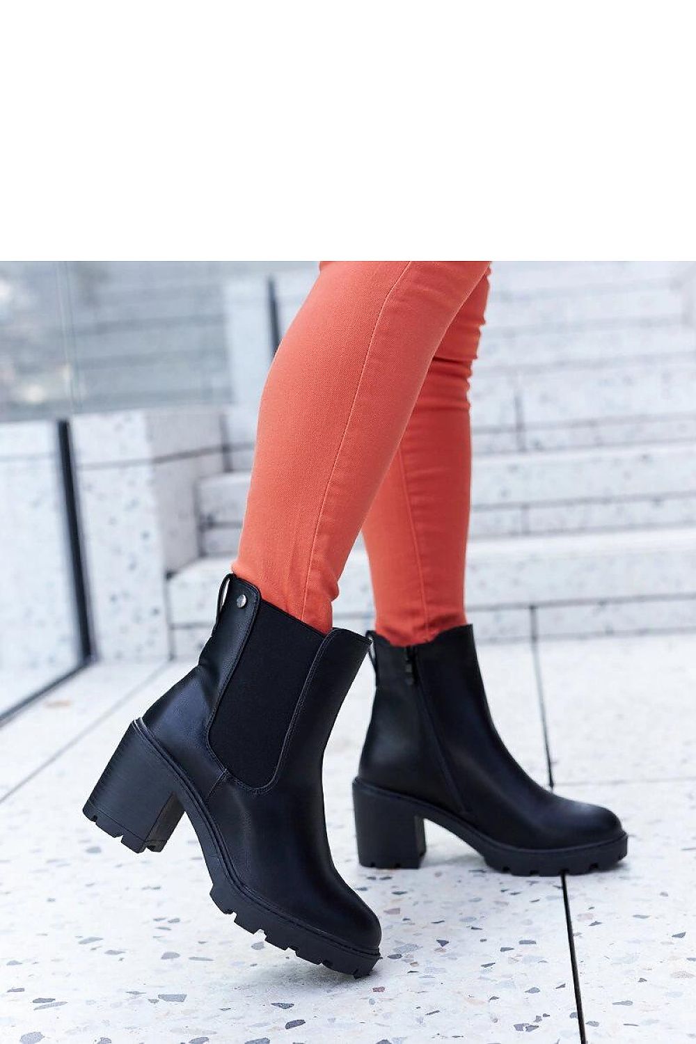 Heel boots model 204766