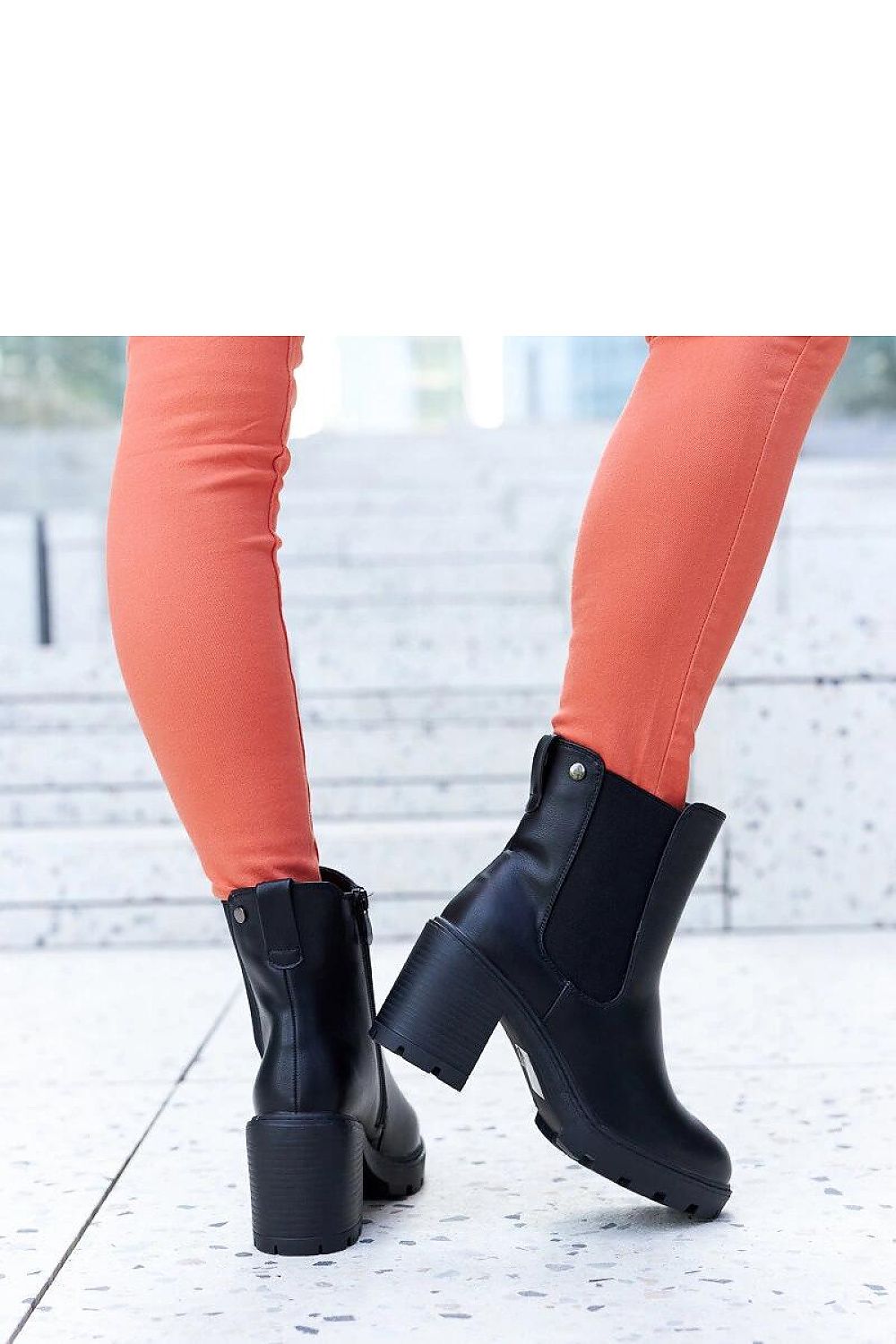 Heel boots model 204766