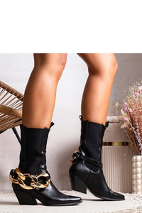 Heel boots model 204777