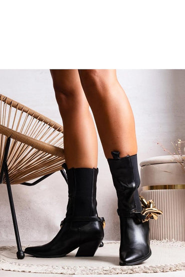Heel boots model 204777