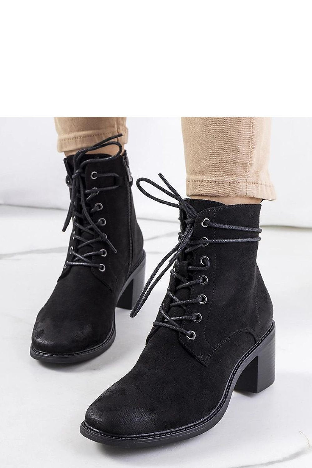 Heel boots model 204856