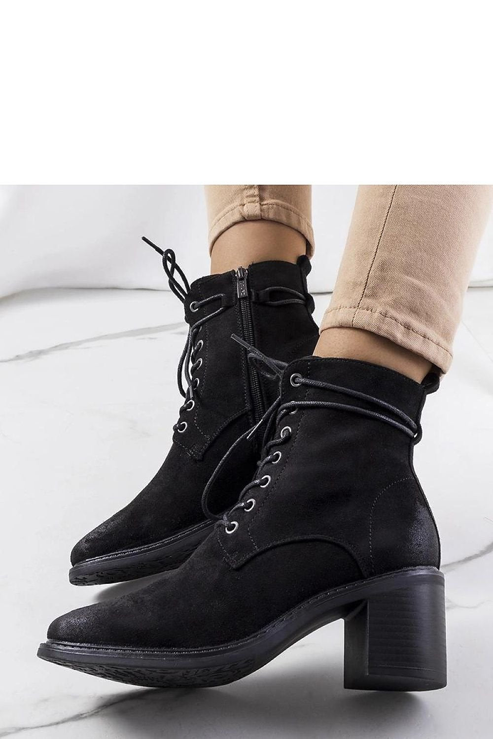 Heel boots model 204856