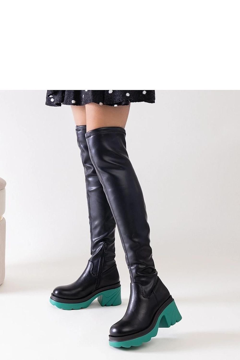 Heel boots model 205039