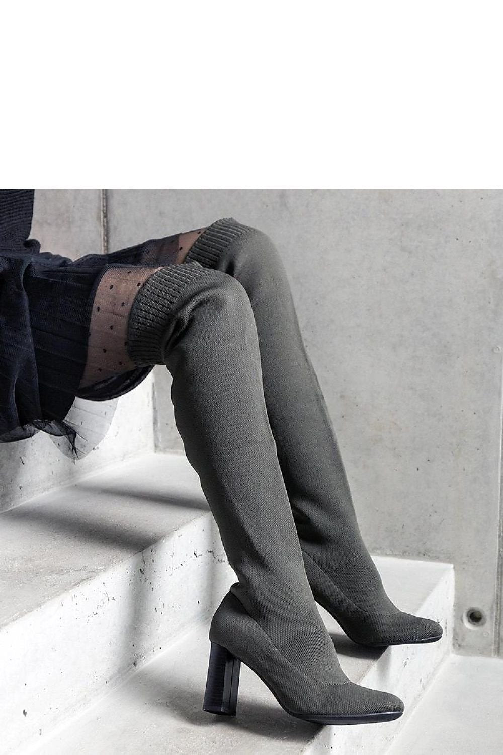 Heel boots model 205778