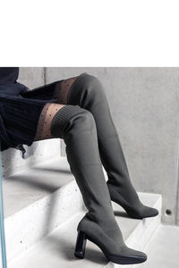 Heel boots model 205778