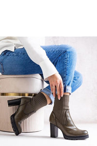 Heel boots model 205810