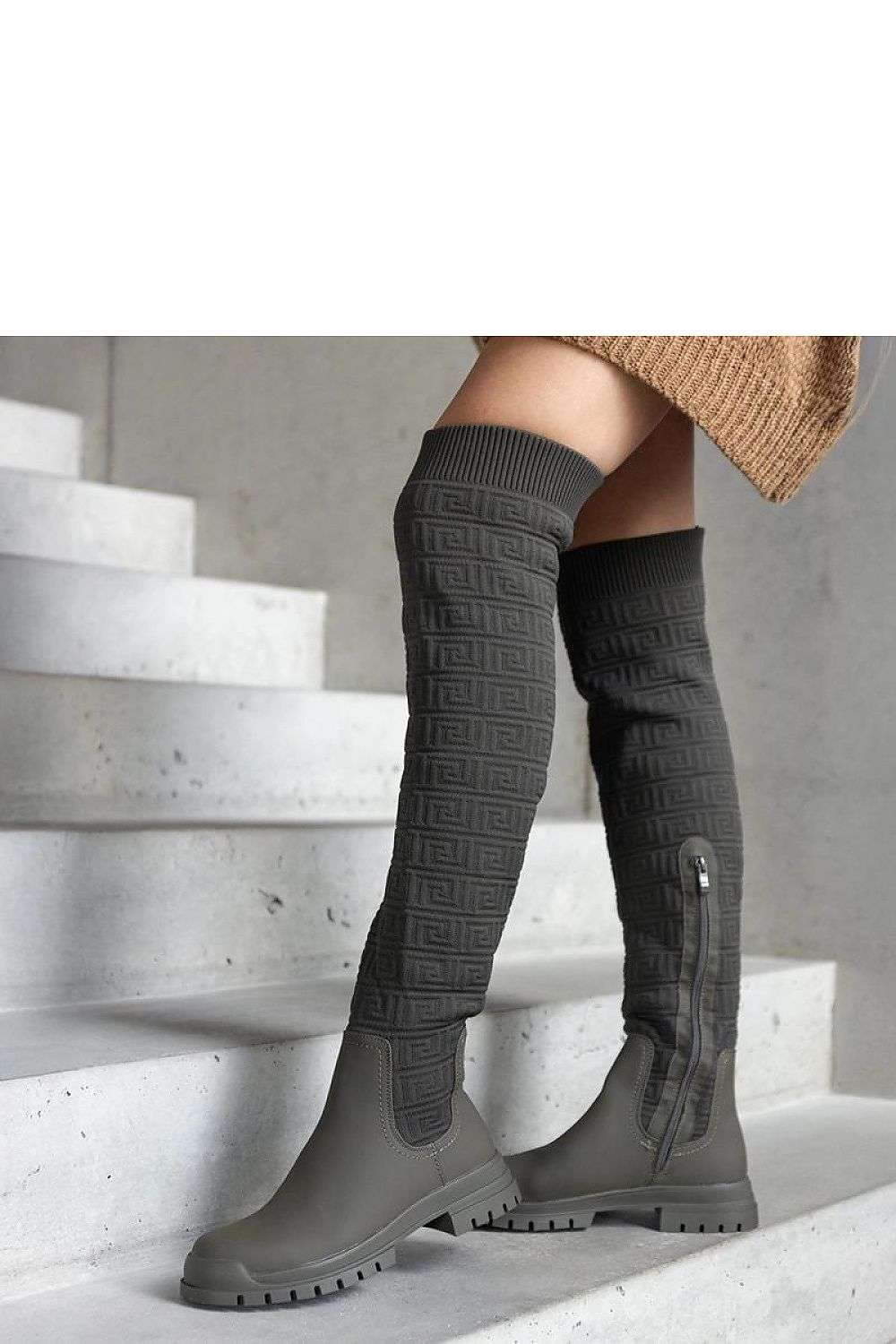 Heel boots model 206438