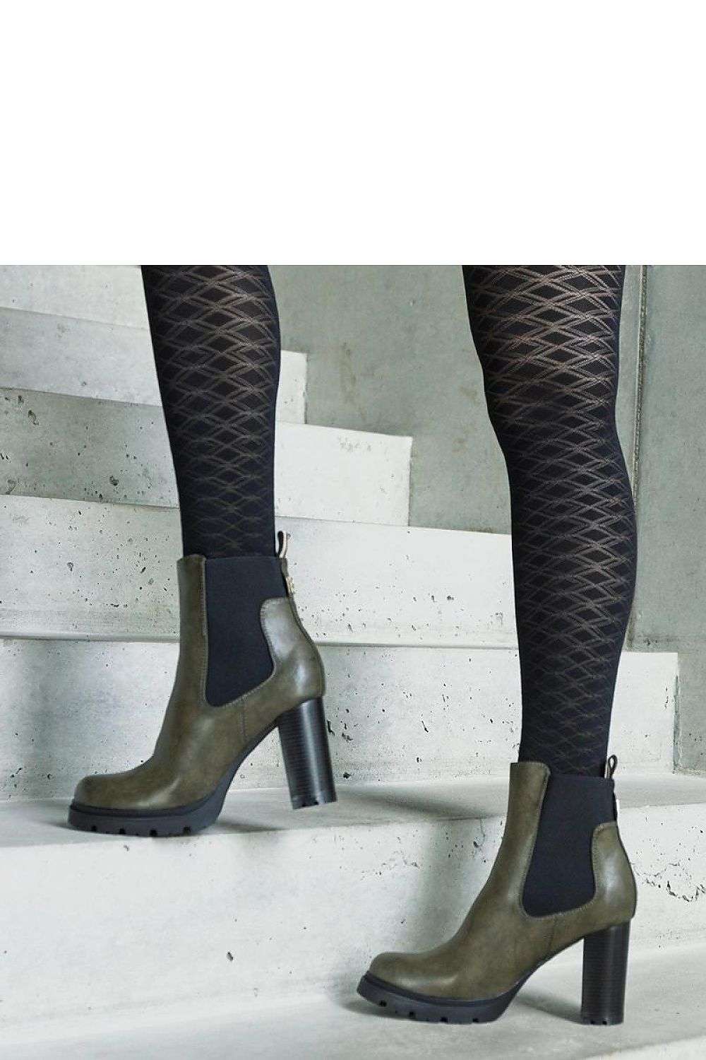 Heel boots model 206439