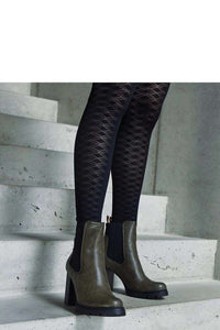 Heel boots model 206439