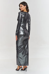  Long dress model 209576 Makadamia 