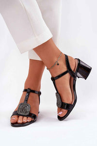 Heel sandals model 213183