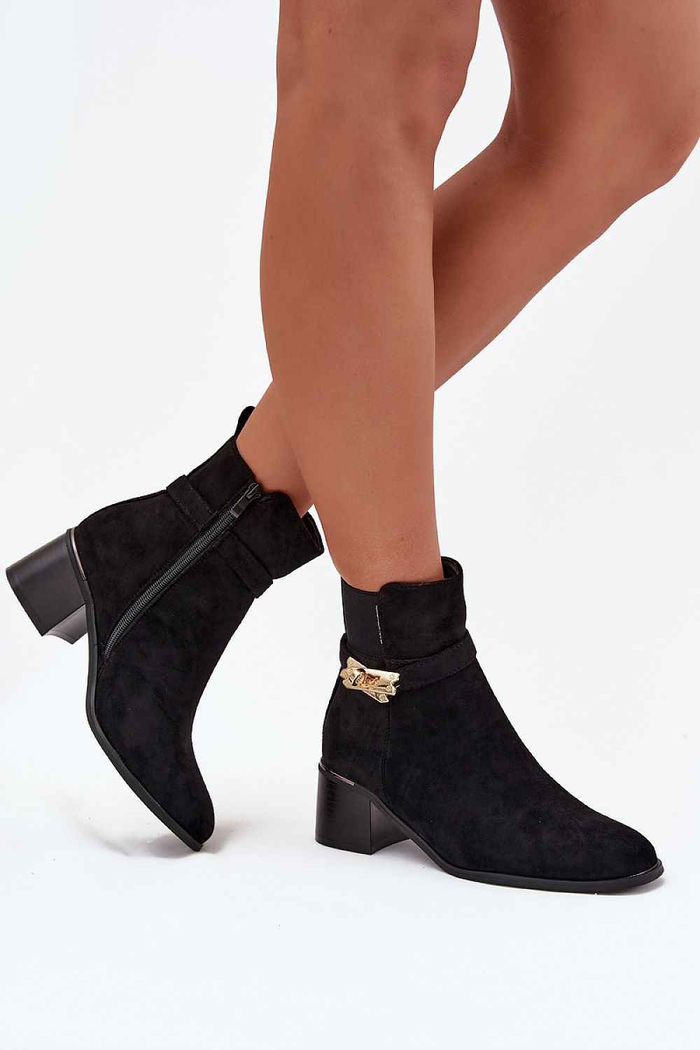 Heel boots model 216650