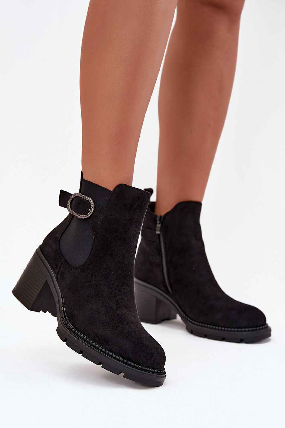 Heel boots model 216653