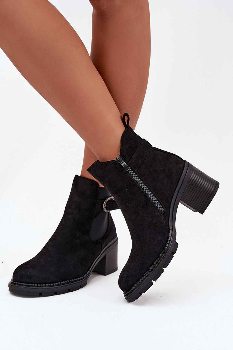 Heel boots model 216653