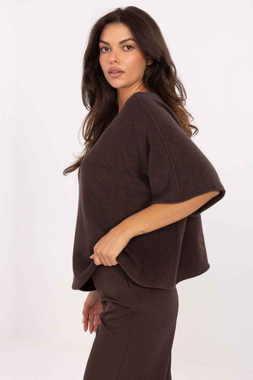 Short sleeve sweater model 216679