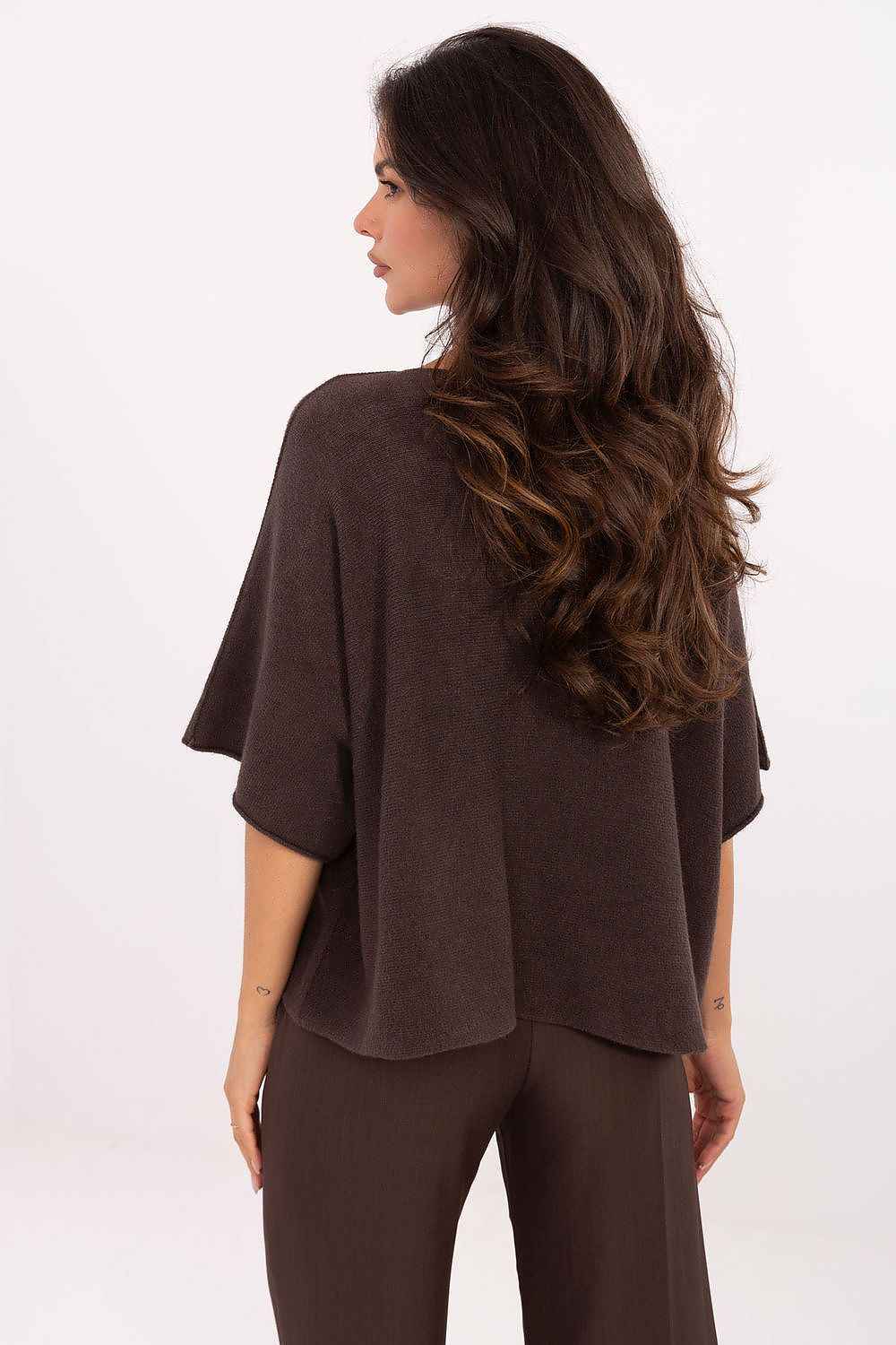 Short sleeve sweater model 216679