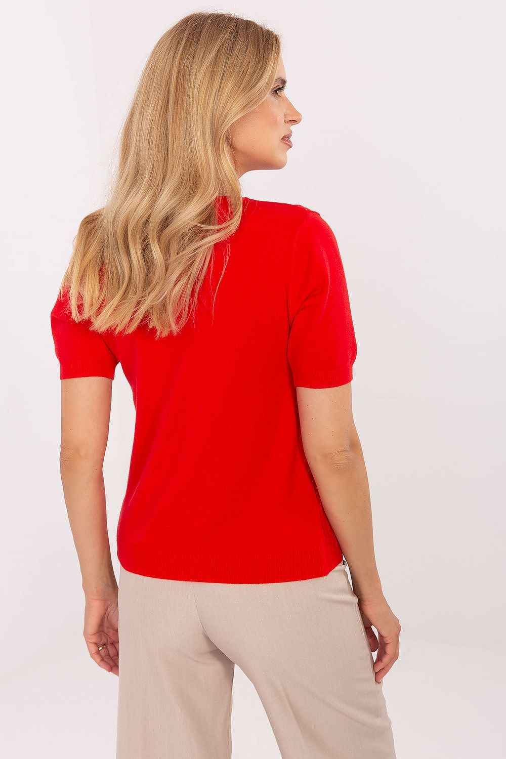 Short sleeve sweater model 216769