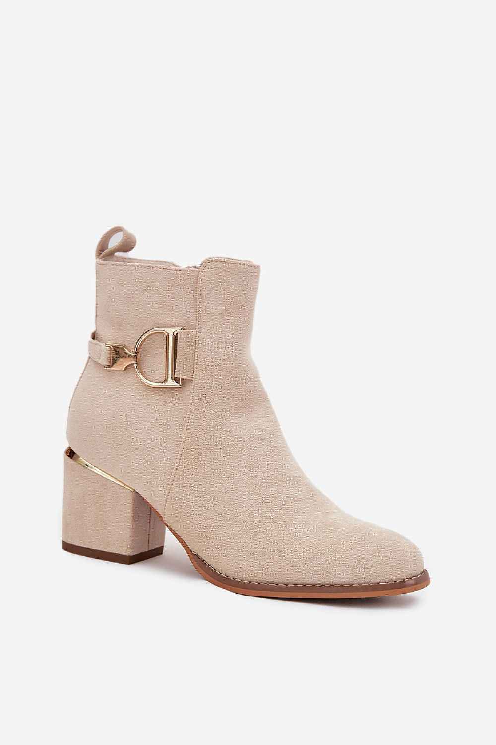 Heel boots model 216810