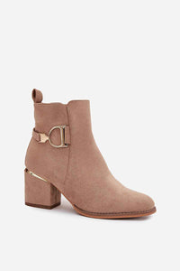 Heel boots model 216811