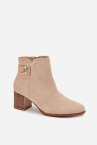 Heel boots model 216812