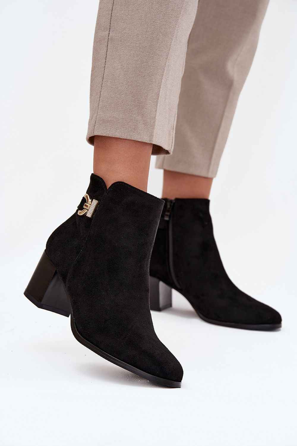 Heel boots model 216813