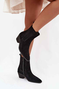 Heel boots model 216949