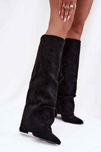 Heel boots model 216989