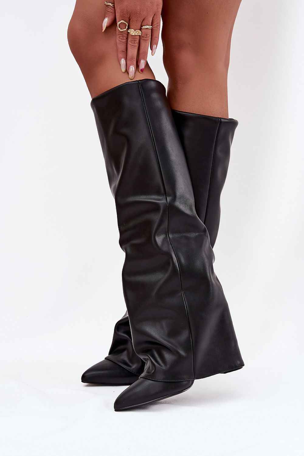 Heel boots model 216991