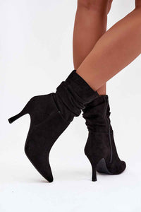 Heel boots model 217173