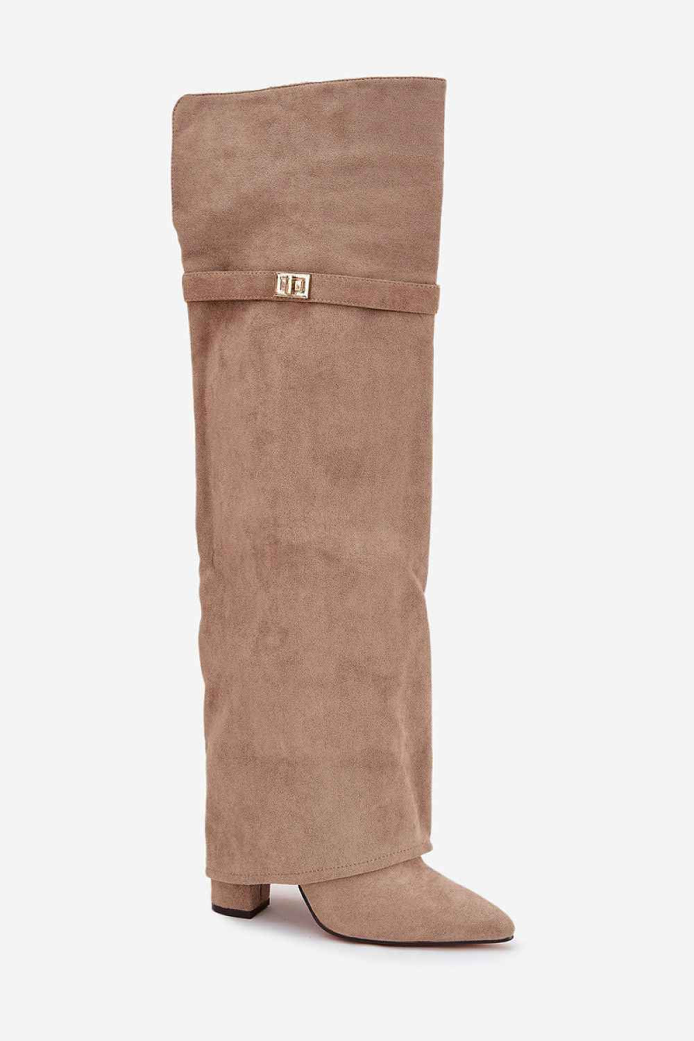 Heel boots model 217225