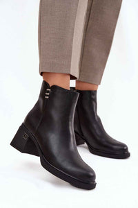 Heel boots model 217495