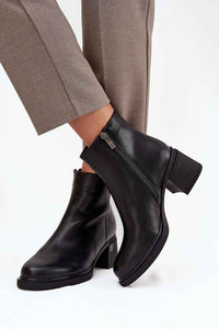 Heel boots model 217495