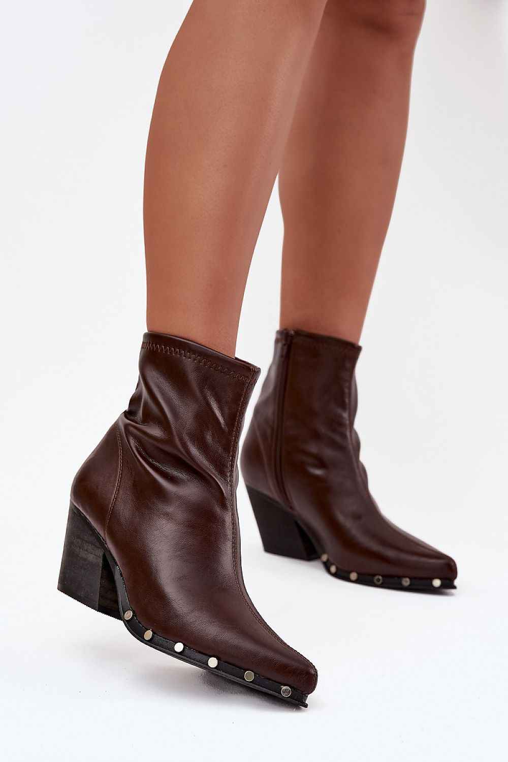 Heel boots model 217498