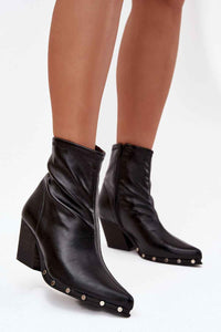 Heel boots model 217499
