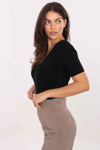 Short sleeve sweater model 217601
